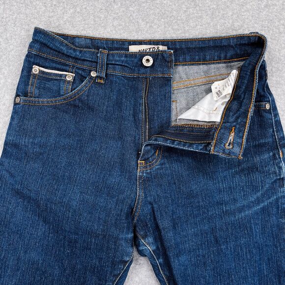 Naked & Famous Jeans Mens 29 (28 x 29) Golden Hour Slub Stretch Selvedge Denim - Picture 11 of 16